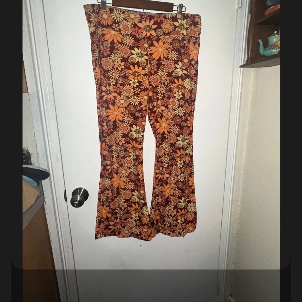 Floral Women's Pants - Multicolor